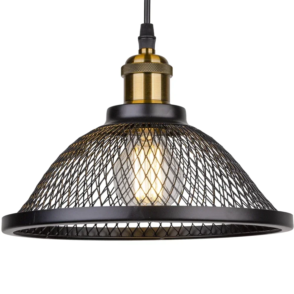 Vintage-preto-ferro-Net-gaiola-LED-pendurar-l-mpada-cozinha-luz-de-teto-lumin-ria-sala.webp